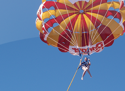 Parasailing at Mill Point - Broome Tourism