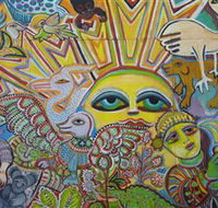 The Painting of Life by Mirka Mora - Broome Tourism