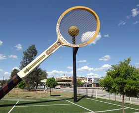 Barellans Big Tennis Racquet - Broome Tourism 0