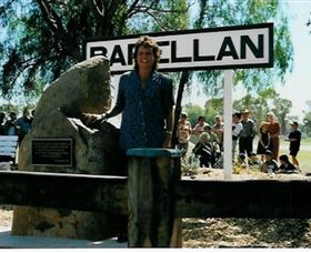 Barellans Big Tennis Racquet - Broome Tourism 1