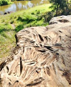 Terramungamine Rock Grooves - Broome Tourism 0