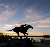 Black Caviar Statue - Broome Tourism
