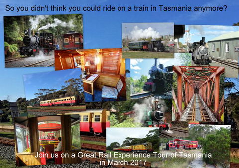 Great Rail Experiences  Tasmania Tour 2017 - Broome Tourism 0