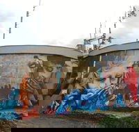 Willans Hill Water Tower Mural - Broome Tourism