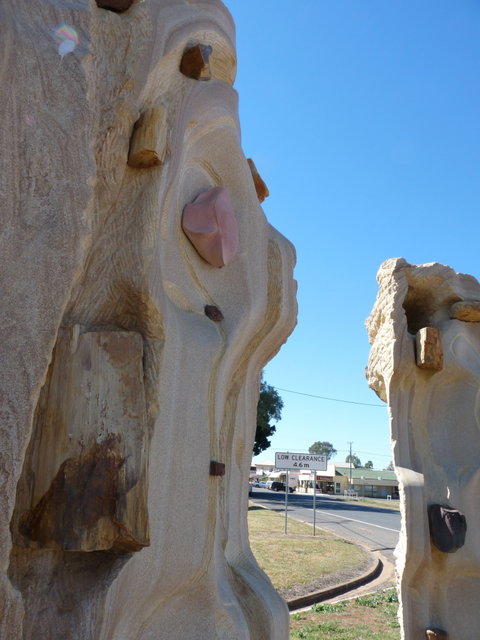 Fossilised Forrest Sculptures - Broome Tourism 2