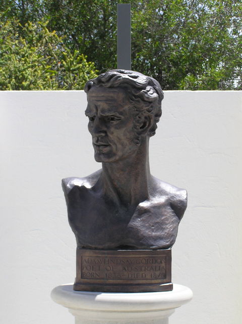 Adam Lindsay Gordon Bronze Bust - Broome Tourism 0