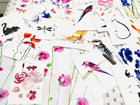 Three Hour Japanese Brushstroke Painting - Broome Tourism 0