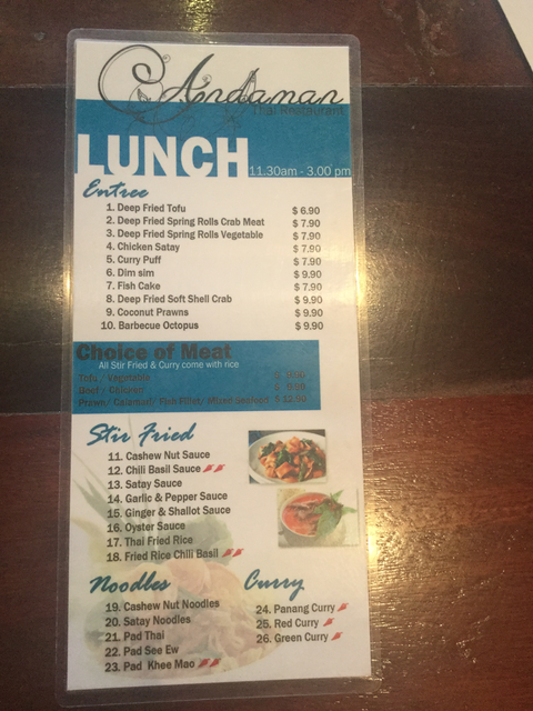 Andaman Thai Restaurant - Broome Tourism 4