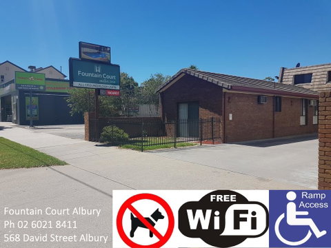 Fountain Court Motor Inn Albury - Broome Tourism 1