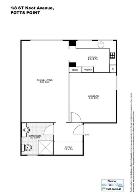 Art Deco In The Cul-de-Sac - Spacious Executive 1BR Potts Point Apartment In Quiet Cul-de-Sac - Broome Tourism 3