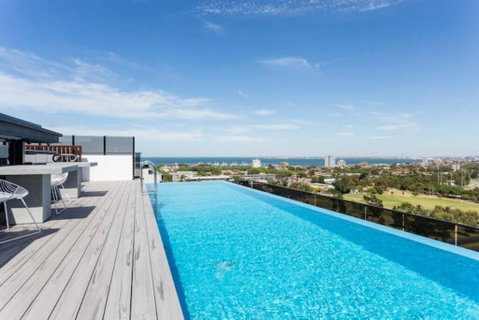 Rooftop Infinity Pool - St Kilda Luxury - Broome Tourism 0